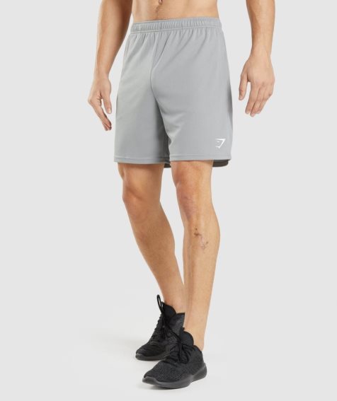 Szorty Gymshark Arrival Trykotowy Męskie Szare | PL 638WIO